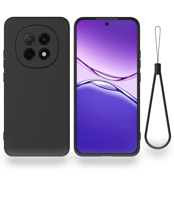 Liquid Silicone Case Phone Back Cover with Hand Strap — Screen Protectors, Smartwatch 2025