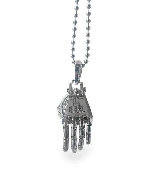 Mechanical Bionic Hand Pendant with Movable Finger Joints Chain — Chain, Worldly Boutique