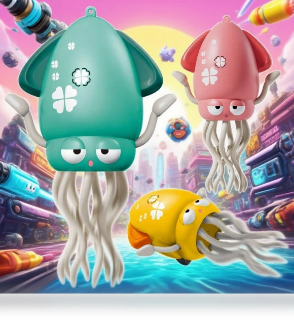 Moving and Dancing Octopus Squid Toy — Interactive Animal Companions, hayatospeed