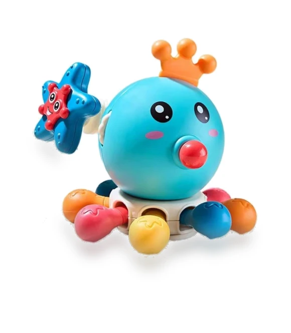 Octopus Sensory Stretchy Rope Toy — Infant & Early Childhood Playthings, Fulaida