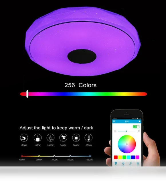 RGB LED Ceiling Lights — Overhead Lighting, Ideal World