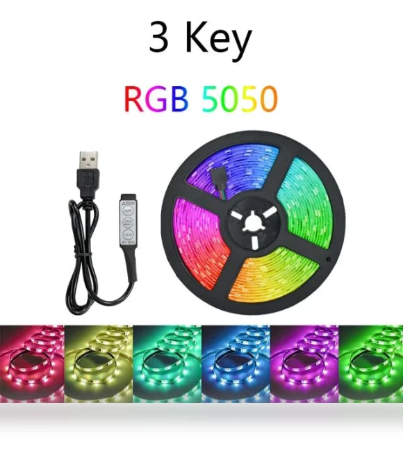 RGB LED Strip Kit with USB Control — LED Strips, AI Market