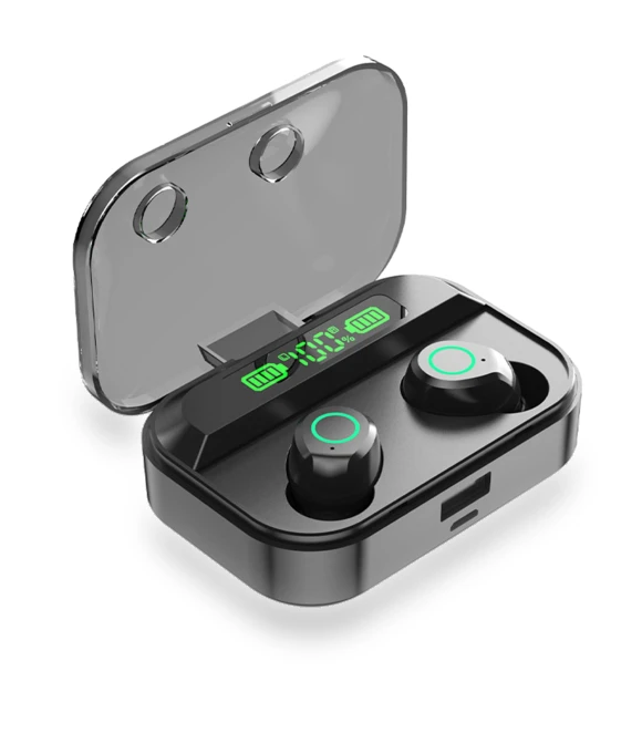 Smart Bluetooth Headset with Touch Digital Display — Bluetooth Headsets, Andoer
