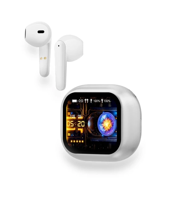 Smart Earbuds with Touchscreen — In-Ear Headphones, Rainbuvvy