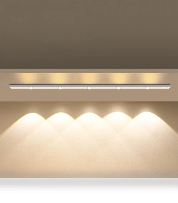 USB Rechargeable Motion Sensor Ultra-thin LED Lamp — Tap Lights, Warm Magpie Home