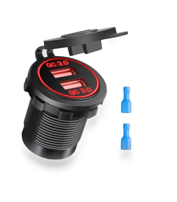 Dual USB Car Charger with Smart Fast Charge — Chargers, Cars Auto Home