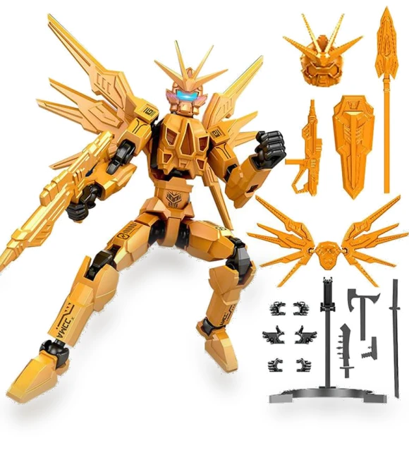 Multi-joint movable warrior transformer robot — Construction Kits, Come againye