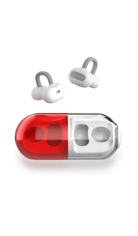 Open-Ear Wireless Earphones with Ear Cuffs — In-Ear Headphones, HAYAO