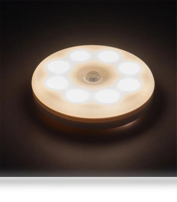 Rechargeable Two-Tone Night Light with Smart Motion Sensor — Night Lights, Refreshing Home