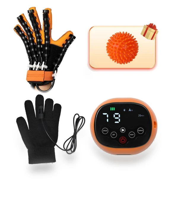 Robotic Rehabilitation Gloves with Heating Function — Arm Exercisers, Le er kang