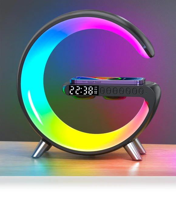 Smart Bluetooth Speaker with Wireless Charging — Portable Audio