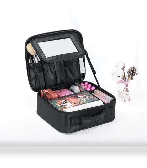 Smart LED Cosmetic Bag with Mirror — Cosmetic Cases, Makeup Kits