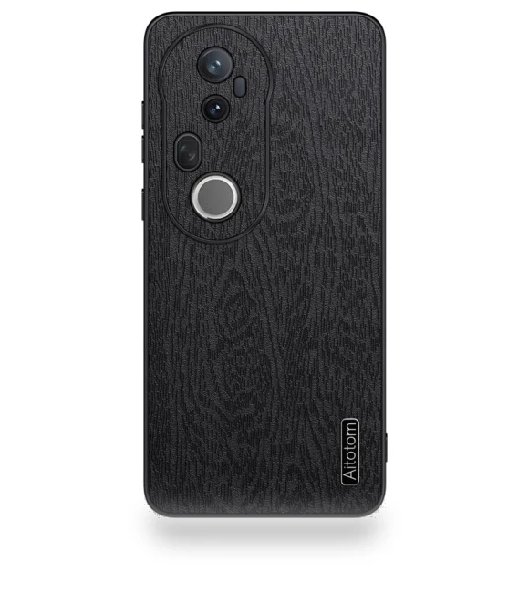 Wood Texture Case with PU Leather Cover — Cases, Smartwatch 2025