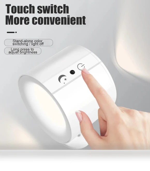 360 Rotating LED Dual Night Light — Night Lights, Comfort Homeware