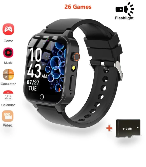 Kids Smart Watch with 26 Games — Wearable Accessories, Melsya