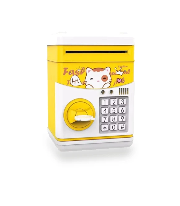 Multifunctional Cartoon Electronic Piggy Bank with Voice — Savings & Piggy Banks, Simple and warm