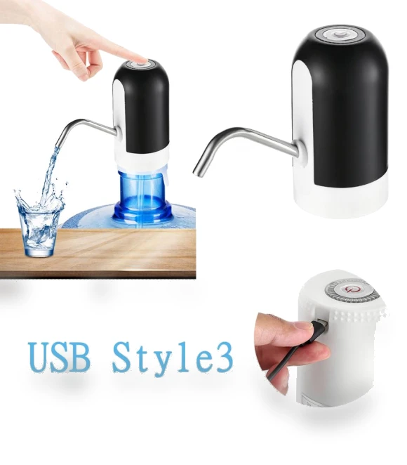 Portable Touch Wireless Rechargeable Electric Smart Water Pump — Power Pumps, Modern Home Furnishing