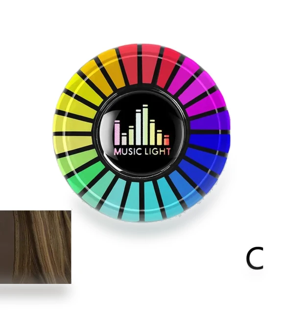 RGB Sound Pickup Smart LED 3D Lamp — Car Accessories & Gadgets, Auto Launcher