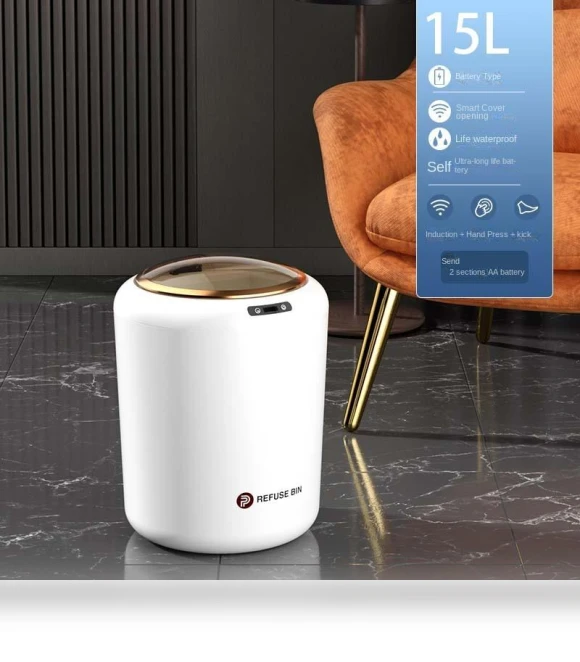 Smart Induction Trash Can — Kitchen Cans, Homedepot