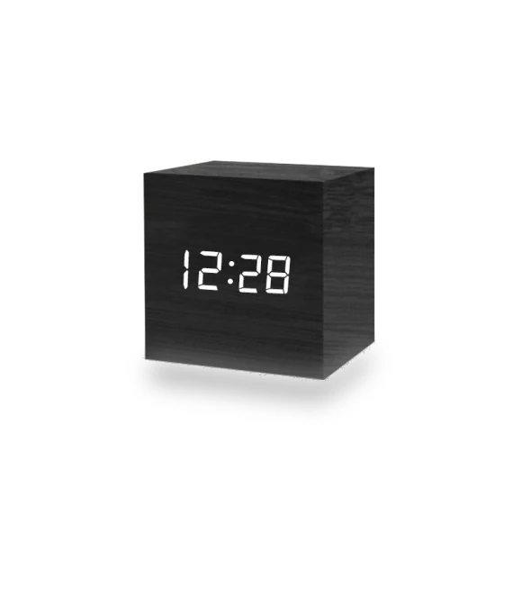 Smart LED Wooden Alarm Clock — Clocks, Homedepot