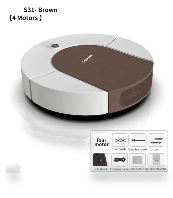 Smart Sweeping Robot Vacuum — Smart Cleaning Robots, DC-Home-2