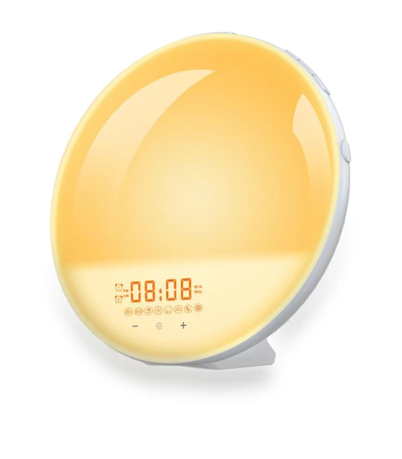 Touch Alarm Clock with Sunrise & Sunset Simulation — Alarms & Clocks