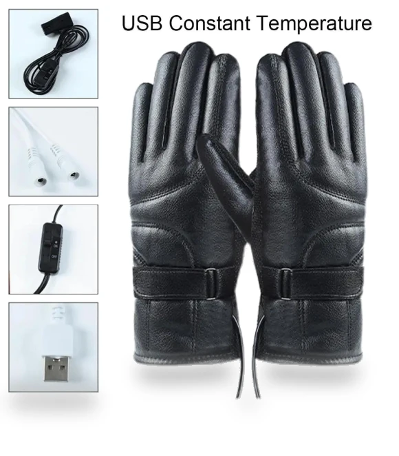 USB smart heating plush gloves — Gloves, 888 Auto Parts Town