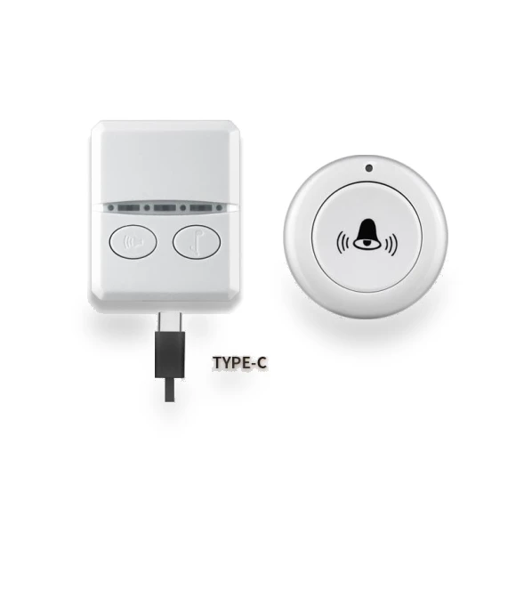 Wireless Electronic Doorbell — Push Buttons, Holland Zho