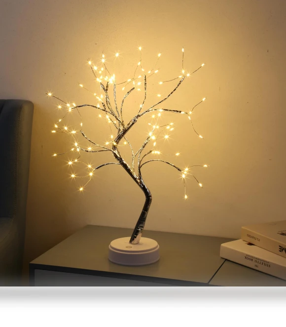 20-inch Bonsai Tree Desk Lamp — Desk & Table Lighting, Wrigleys