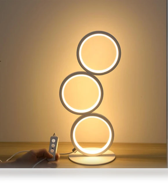 Dimmable Table Lamp with Smart Touch Ring — Desk & Table Lighting, Elegant Living House