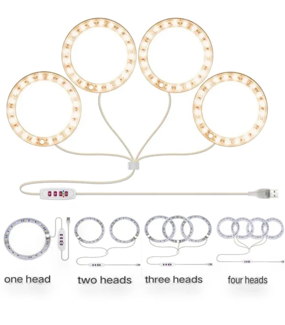 LED Grow Light Angel Ring — Growing Lamps, Elegant Living House