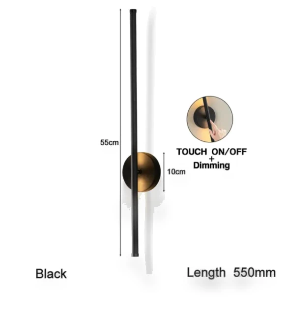 Modern LED Touch Dimmer Wall Lights — Wall Lighting, Super Dream Home