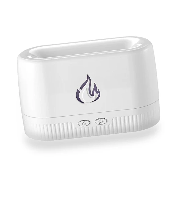 Portable Air Humidifier with Auto Shut-off and LED Flame Diffuser — Air Moisturizers, TOP HOME