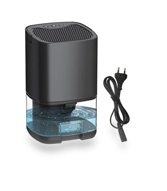 Portable Silent Air Dehumidifier with Multicolor Night Light — Air Moisture Control, GYROBALL