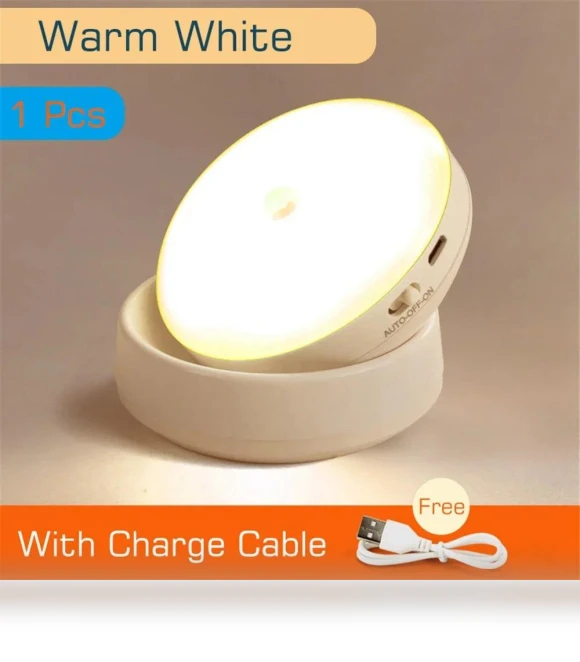 Rotatable Wireless Motion Sensor Night Light — Night Lights, QiaoTan
