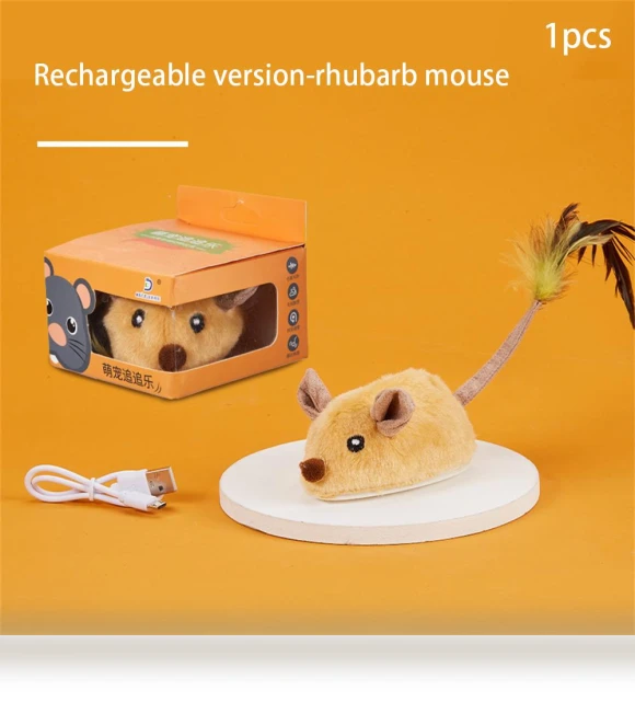 Smart Running Mouse Toy for Cats — Mice & Animals, Happy Home Mall