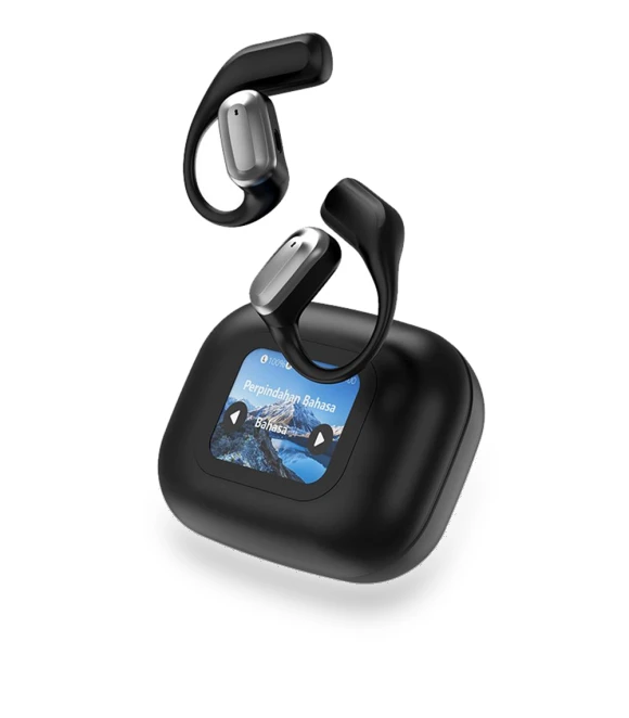 Smart Touch Screen Bluetooth Open-Ear Headphones — Over-Ear Headphones, Luminaire Lighting Mall