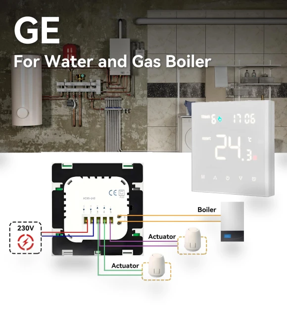 Smart WiFi Thermostat — Smart Climate Control, Minco Thermostatic