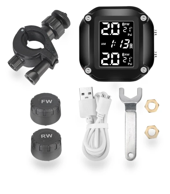 TPMS Security Alarm System With 2 External Sensors — TPMS Sensor Replacements, AINYSZIN Automotive Parts