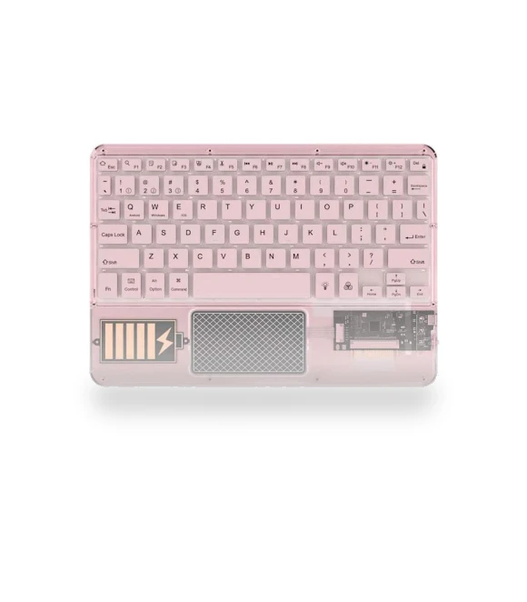 Transparent Wireless Bluetooth Keyboard with Touchpad — Keyboard Cases, Bellatrix