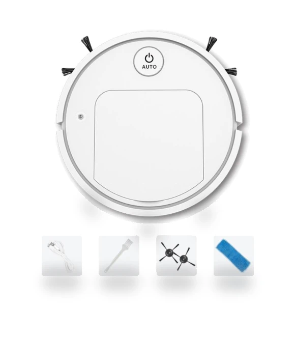 Ultra-thin Robot Vacuum with Intelligent Cleaning System — Smart Cleaning Robots, Vinde Home