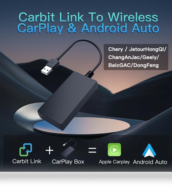 Wireless CarPlay Android Auto Adapter — Phone Accessories, carabc