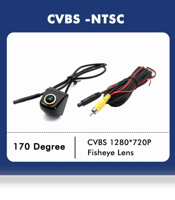 180 Degree CCD Fisheye Lens Starlight Night Vision Vehicle Camera — Rearview Cameras for Cars, A Auto Parts Mall