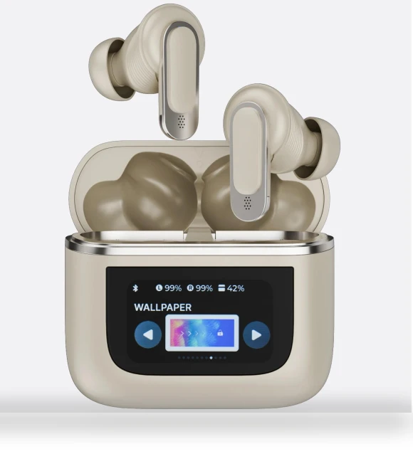 ANC Wireless Headphones with LED Display — In-Ear Headphones, NIYE
