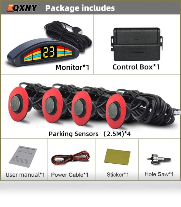 Car 4 Parking Sensor Kit — Car Accessories & Gadgets, A Surname Home