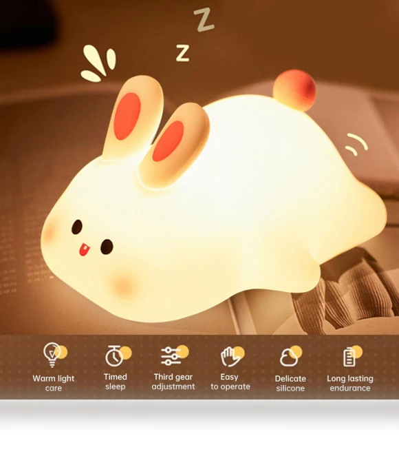 Cute LED Night Light with Touch Sensor — Night Lights, Purely Home Goods