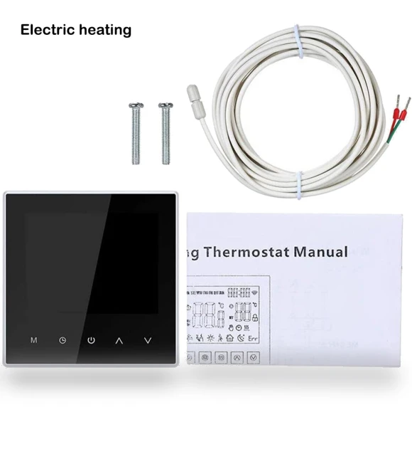 Digital Thermostat with Touch Screen — Home Climate Control, Rainbow Rain