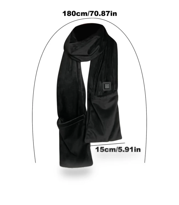 Electric Heated Scarf — Scarves & Wraps, Vinde Home