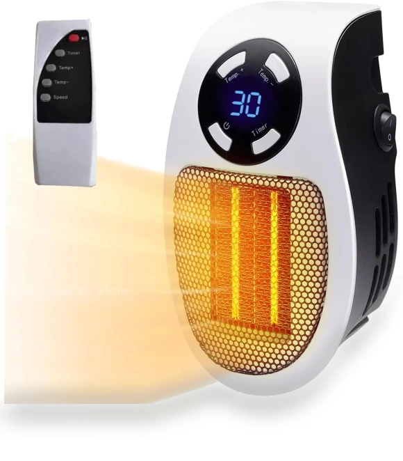 Mini Smart Wall Electric Heaters — Portable Heating Solutions, DC-HOME-4