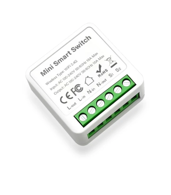 Mini Wifi Smart Switch — Smart Home Modules, Build My Home